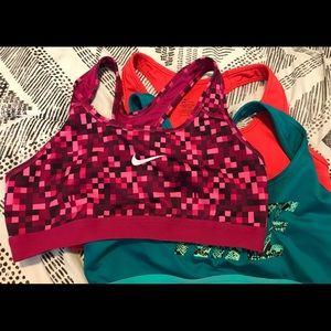3 Nike Sports Bras